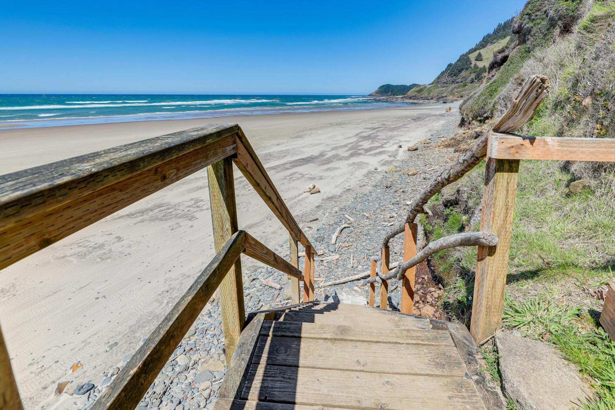 Epic Yachats Escape Oregon Coastline Beach, Views Exterior foto